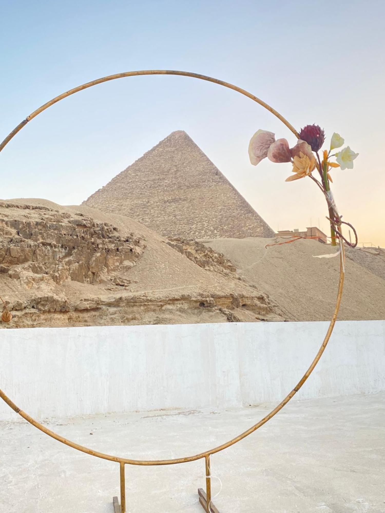 The Grand Pyramids View Hotel Kafret el-Gabal Exterior foto